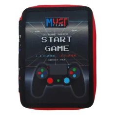 Must: Disney Gamer patrový naplněný penál 15x5x21 cm