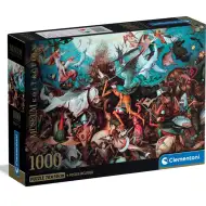 Muzejní sbírka: Bruegel - Pád vzbouřených andělů 1000dílné puzzle s plakátem - Clementoni