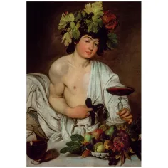 Muzejní sbírka: Caravaggio - Bacchus 1000dílné puzzle s plakátem - Clementoni obrázek 2