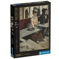Muzejní sbírka: Edgar Degas - V kavárně 1000 kusový puzzle - Clementoni