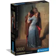 Muzejní sbírka: Hayez - Polibek HQC 1000dílné puzzle s plakátem - Clementoni