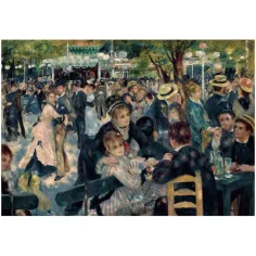 Muzejní sbírka: Renoir - Bál v Moulin de la Galette 1000dílné puzzle s plakátem - Clementoni obrázek 2