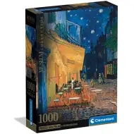 Muzejní sbírka: Van Gogh - Kavárenská terasa v noci 1000 dílků puzzle s plakátem - Clementoni