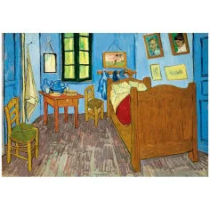 Muzejní sbírka: Van Gogh - Van Goghův pokoj v Arles - 1000 dílků puzzle s plakátem - Clementoni obrázek 2