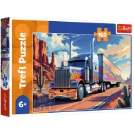 Nákladní auto na silnici 160dílné puzzle - Trefl