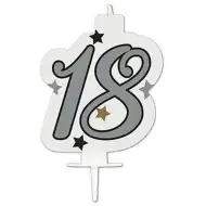 Narozeninová svíčka - číslo 18