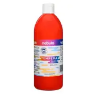Nebula: Červená tekutá tempera v 500ml lahvi