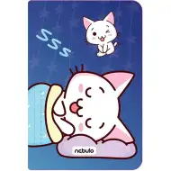 Nebulo: Gumiová složka A4, motiv kočka