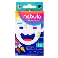 Nebulo: Jumbo barevná voskovka sada 12ks