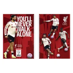 Nebulo: Liverpool spirálový sešit, čtverečkovaný, 60 listů, A4, 1 ks obrázek 5