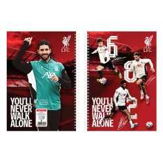 Nebulo: Liverpool spirálový sešit, linkovaný, 60 listů, formát A4, 1 ks obrázek 3