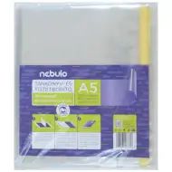 Nebulo: Obal na sešit A5, 10 ks samolepicích hladkých fólií