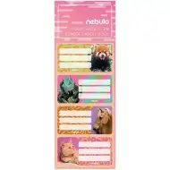 Nebulo: Sada 12 štítků na sešity s roztomilými zvířátky