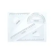 Nebulo: Sada pravítek 4ks s pravítkem 15cm