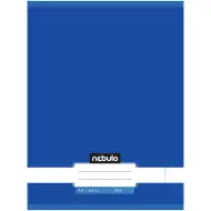 Nebulo: Sešit s hladkými listy, sešitý, oceánsky modrá barva, 80-32 A4