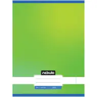 Nebulo: Sešit s hladkými listy, svázaný sponkami, čerstvě zelené barvy, 80-32, formát A4