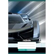 Nebulo: Sešit s kostičkovaným vzorem a sportovním autem, sešit 27-32 A/5