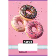 Nebulo: Sešit s linkami pro 2. třídu A5 16-32 s roztomilým motivem - Donut