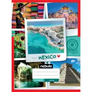 Nebulo: Sešit s linkovanými listy, sešívaný, s mexickým vzorem, 81-32 A/4