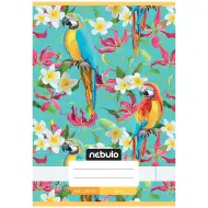 Nebulo: Sešit s motivem papouška, hladký, sešitý, 20-32 listů, formát A5