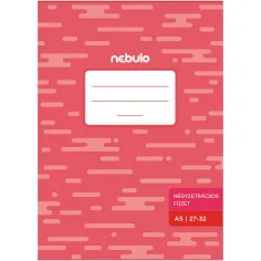 Nebulo: Sešívaný čtverečkovaný sešit 27-32 A/5