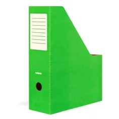 Nebulo: Skládací kartonový pořadač 80 mm, zelený