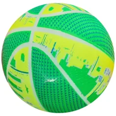 Neonový gumový míč s basketbalovým vzorem 22 cm v různých variantách obrázek 3