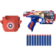Nerf: Marvel Kapitán Amerika pěnová vystřelovačka - Hasbro obrázek 2
