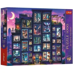 Noc plná příběhů Premium Plus 1000dílné puzzle - Trefl