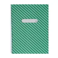 Nový hladký sešit ve tvaru spirály A/4 s 70 listy