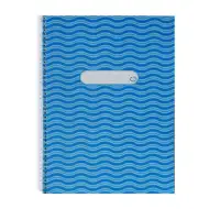 Nový sešit s linkou ve tvaru spirály A/4 70 listů