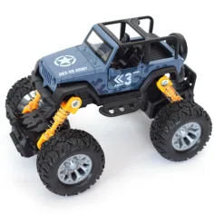 Off-Road tažení šedý Jeep terénní vůz 1/32 obrázek 2