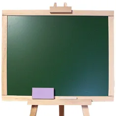 Přírodní dřevěná magnetická kreslící tabule obrázek 2