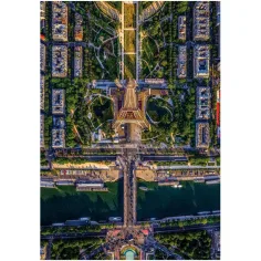 Paříž nad HQC 1500dílné kompaktní puzzle - Clementoni obrázek 2