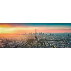 Pařížský pohled HQC 1000 kusů Panorama puzzle - Clementoni obrázek 2