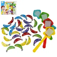 Párování banánů: Hra na rozvoj anglické slovní zásoby s banány na suchý zip