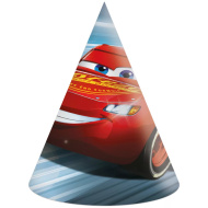 Party kloboučky Auta, sada 6 ks