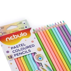 Pastelově barevná sada barevných tužek, 12 kusů obrázek 2