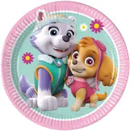Paw Patrol Skye a Everest party papírový talíř 8ks sada