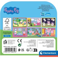 Peppa Pig 6dílná pohádková kostka - Clementoni obrázek 2