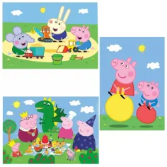 Peppa prasátko 3x48ks puzzle sada - Clementoni obrázek 2