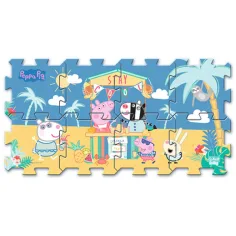 Peppa prasátko na dovolené puzzle z pěny - Trefl obrázek 2