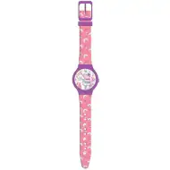 Peppa prase růžové analogové hodinky v kovové krabici
