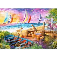 Plachetnice na vodě 1000 kusů puzzle - Trefl obrázek 2