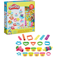 Play-Doh: 20dílná sada s motivem sladkostí, obsahuje 7 kelímků barevné modelíny - Hasbro