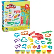 Play-Doh: 20dílná zvířátková sada včetně 7 kelímků barevné modelíny - Hasbro