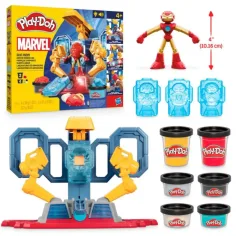 Play-Doh Marvel: Avengers Iron Man laboratoř na výrobu brnění se světlem a zvukem - Hasbro obrázek 2
