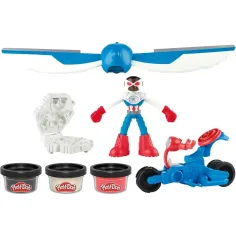 Play-Doh: Marvel Captain America Moto Slicer herní sada - Hasbro obrázek 2