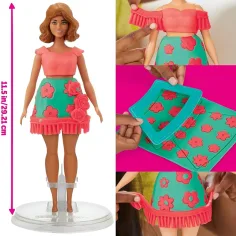Play-Doh: Sada plastelíny Barbie květinové vzory a třásně - Hasbro obrázek 2