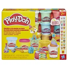 Play-Doh: Vytvoř a oslavuj 20dílná sada modelíny - Hasbro